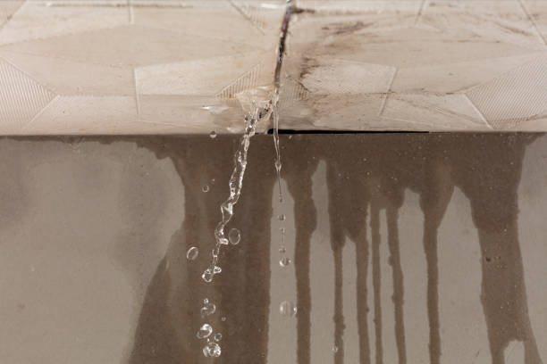 Professional Water Damage Restoration technician working in Church Hill, MD